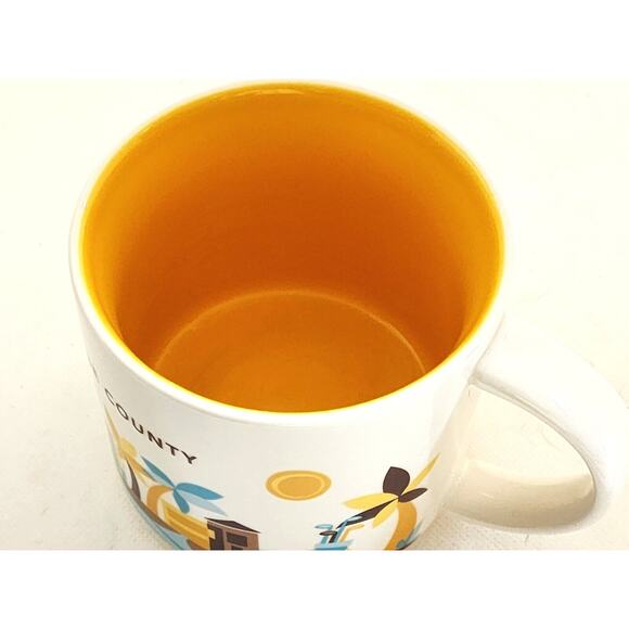 MUG/CUP-STARBUCKS-You Are Here Orange County-California Beach Scene-Holds 12 oz - Picture 6 of 11